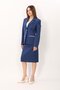 Garnili Single Button Classic Women's Jacket-Indigo - 1186100 - 6