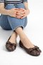 Women's Flat Shoes Ribbon Detailed Round Toe Daily Office Stylish Elegant Comfortable Shoes Stc1228 - 7