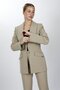 American Collar Modern Long Women's Jacket - Bamboo - 1187100 - 5