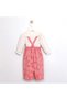 Vintage Collar with Bow Detail Girls' Jumpsuit - 3