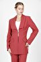 American Collar Modern Long Women's Jacket - 1187100 - 5