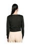 Women Black Full Sleeve Argyle Checks Cardigan - 3