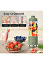 Blendo Portable Blender 650ml | 20,000 RPM 6-Blade Ice Crusher Smoothie Maker | 4000mAh USB-C - 3