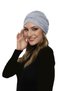Cross W Ribbed Bandage Open Gray Ready-To-Wear Turban Hijab Pool Cap Suitable for Medical Use - 5