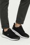 Black Men's Sports Shoes - Comfortable Sole Casual Walking Shoes - 6