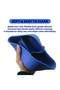 Silicone Lunch Box - 3 Grid, BPA free - blue - 5