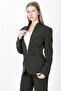 Classic Women's Jacket with Stand Collar - Khaki - 1188100 - 4