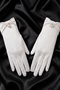 Noir Atelier – Pearl-Touch Satin Bridal Gloves, Timeless Elegance and Exclusive Design Series - 3