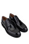 Men's Genuine Leather Black Opening Classic Shoes - 2