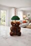 2 Pieces Teddy Bear Glass Barista Cold Drink Cup Teddy Bear Cup 550 ml with Straw Design Valentine's Day - 6