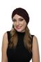 Cross-Strapped Brown Instant Turban Hijab Pool Cap Suitable for Medical Use - 3