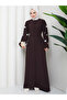 Sleeve Embellished Abaya Modest Wear Women's Ferace Dress
