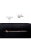 Classic Genuine Leather Women's Shoulder Bag That Matches Every Combination – Azura - Black - 6