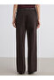 Lcw Jeans Brown Belted Wideleg Women's Jean Trousers W5Dg21Z8 - 4