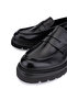 Men's Genuine Leather Black Casual Shoes - 3
