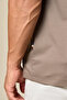 The Soft Mocha Brown Cotton Polo Comfort Fit - 6