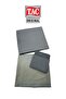 Marwen Navy Blue Ranforce Double Duvet Cover Set 200X220 cm - 3