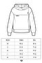 Unisex Curved Stone Printed Oversized Hooded Sweatshirt - 7