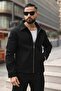 Men's Polo Collar Tok Duruşlu Cashmere Jacket