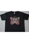 Black Boy/Girl Figure Printed Soft Textured T-Shirt - 2