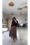 Tile Patterned Asymmetrical Skirt - 5