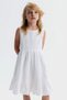 4-8 Years Old Angel Mia Girl's Dress-Ecru