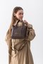 Vera Scarf Detailed Adjustable Strap Large Volume Women's Bitter Brown Shoulder and Crossbody Bag - 7