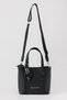Vera Scarf Detailed Large Volume Women's Black Shoulder and Crossbody Bag with Adjustable Strap - 3