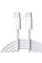 كابل شحن USB-C بقوة 60 واط (1 متر) أبيض - 2