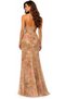 Women's Elegant Floral Maxi Dress - 2