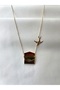 Swallow Detailed Openable Love Note Steel Letter Necklace - Can Also Be Used as an Amulet - Shipped in a Box - 3