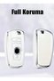 Bmw Compatible 1, 3, 5, 7 Series, F30, F25, F20, F18, F16, F15, F10, X1, X3, X4, X5 Silver Edge Tpu Key Case Cover (White) - 3