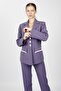 Garnili Men's Collar Model Women's Jacket-Lilac - 1193100 - 5