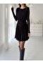Lace, Draped, Lined Mini Dress