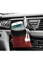 Crystal Stone Car Interior Pouch Pocket Organizer Glove Box Side Storage Organizer Pen Holder Phone Holder