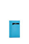 Men's Genuine Leather Blue Togo Card Holder