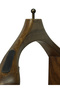 Wooden (External Budak Premium) Dilsiz Uşak Hanger Rack Color Synthetic Dark Walnut 1 Piece - 3