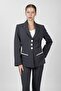 Garnili Men's Collar Model Women's Jacket - Smoked - 1193100 - 2