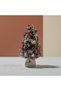 Natural Shocked Wood Tabletop Decoration 30cm - Natural Grey Moss Pine Cone - 7