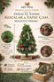 Natural Handmade Pine Cone & Uv Resistant Artificial Pine Desktop Decor 30 cm – Premium Exclusive - 3