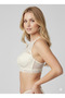 Women's Ecru V472461 Ales Closed Collar Unpadded Full Cup Lace Bustier - 2