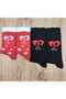 Women's 2 Pairs Men's 2 Pairs Seamless Combed Cotton Valentine's Day Socks