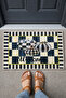 Non-Slip Base Carpet Door Mat 40X60 cm Model Option Washable Dust-Collecting