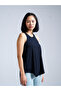 Women Navy Racerback Tank Top - 2