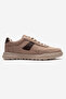 Linen Men's Shoes with Tied Straps; Beige - 2
