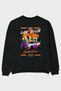 Araba Club Series 20 Back Printed Black Oversize Sweatshirt Men Women Unisex