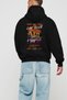 Araba Club Series 18 Back Printed Black Oversize Hooded Sweatshirt Men Women - 3