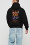 Araba Club Series 7 Back Printed Black Oversize Hooded Sweatshirt Men Women - 3