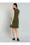 Women Green Sleeveless Sheath Mini Dress - 5
