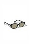 Porfo Pre Women's Black Frame Soft Glass Cat Eye Sunglasses |   Uv400 Protection - 4